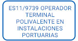ES11/9739 Operador Terminal Polivalente en instalaciones portuarias